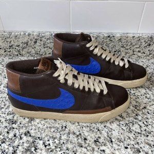 Nike Blazer High Style: 315877-241 Dark Cinder/Varsity Royal-Rastic Size 12